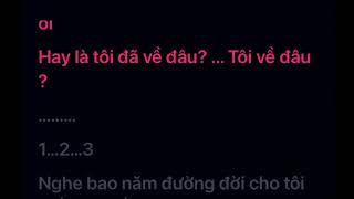DÒNG THỜI GIAN KARAOKE ( tone nam trung )