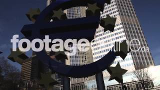 Euro Sign 07 footage 000268 HD