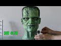 diy frankenstein s monster halloween display