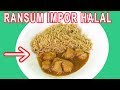 NYOBAIN RANSUM IMPOR ENAK, HALAL, CANGGIH, UNTUK CAMPING