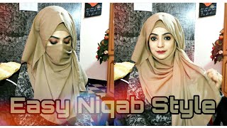 Most Requested Easy Niqab Style || Requested Easy Hijab Style For Daily bases|| Hijab style 2019