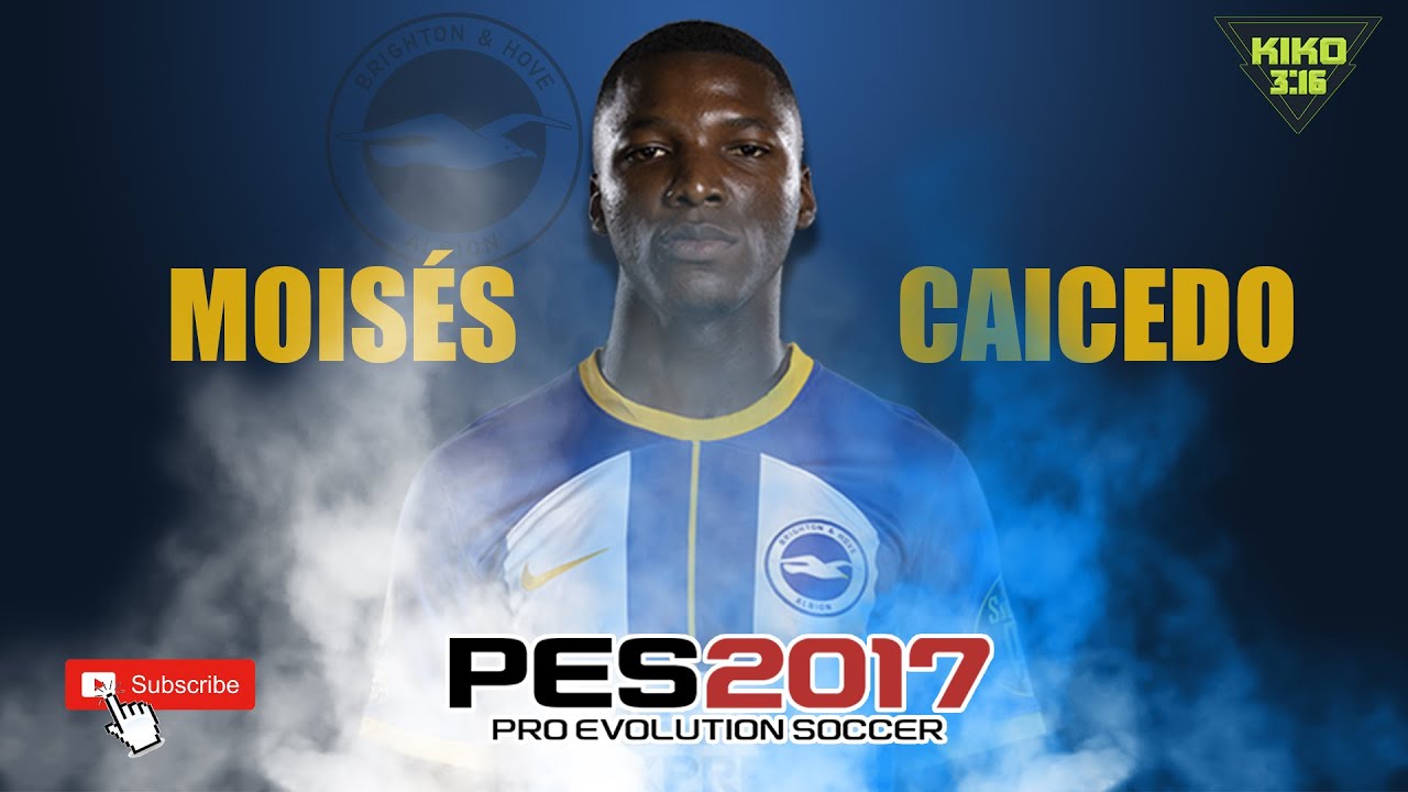 CREAR MOISÉS CAICEDO En PES2017 - YouTube