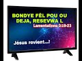 BONDYE FÈL POU OU DEJA , RESEVWA'L /  LUNDI 16 NOVEMBRE 2020 /  LHEALP / Apotre Ebel PIERRE