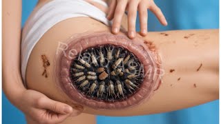 ASMR Animation | Ticking Tock: The Satisfying Removal of Maggots \u0026 Ticks from Unimaginable Places! 🚑