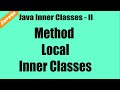 Java Inner classes -2 - Method Local Inner classes Tutorail | Java9s.com