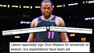 Lets Talk About Dion Waiters Signing With The LA Lakers...