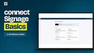 Digital Signage Software Tutorial 2026 – Basics & Introduction | connectSignage