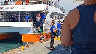 The Koh Rong tour from Sihanoukville has returned to the port.