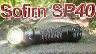 Trail trek review Sofirn SP40 headlamp LED budget 18650