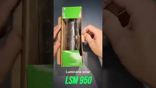 Unboxing Luminária Solar Multifuncional LSM 950 da Intelbras #shorts