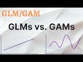 GLM vs. GAM - Generalized Additive Models