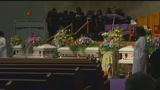 Funeral service for victims of Ravenel homicide