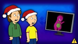 Caillou and Boris get Barney Error !