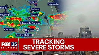 Live coverage - Tornado warnings in Central Florida amid severe weather