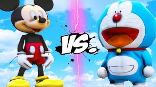 DORAEMON VS MICKEY MOUSE - EPIC BATTLE