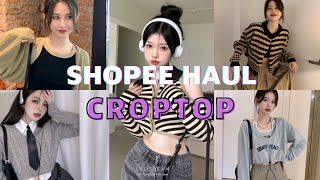 [SHOPEE HAUL] TỔNG HỢP VIDEO TIKTOK | Croptop len, cardigan, gile, hoodie  - đánh phang thời tiết