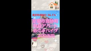 3188187 利回り36 1％☆室蘭市収益アパート☆#shorts