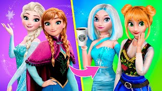 Elsa and Anna in the Modern World / 10 Frozen DIYs