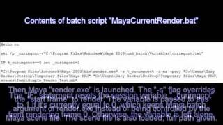 Maya Rendering - Batch Script Automation Controlled by CPU Temperature
