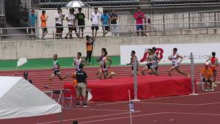 20170731 山形インターハイ 男子800m 予選2組