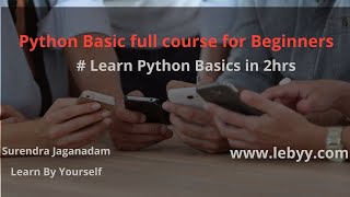 Python Full Course - Learn Python for selenium in 2 Hours | Selenium Python Tutorial For Beginners