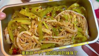 上班带饭第117天｜凉拌双脆+辣椒水蒸蛋#带饭上班