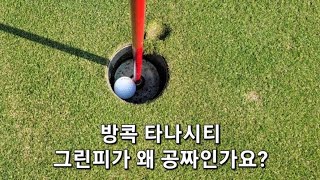 22년10월 1499B 타나시티 멤버쉽 만드니 그린피 공짜. 카트 타는 태국인과 걷는 태국인과 한국인. 혼용플레이 가능하네요.