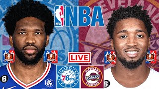 Philadelphia 76ers vs Cleveland Cavaliers | NBA Live Scoreboard 2022 | Jimby Sports