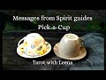 Coffee cup reading : Messages from your Spirit guides | Pick a Cup | Tarot with Leena