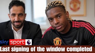 MANCHESTER UNITED COMPLETE FINAL SIGNING OF THE WINDOW!