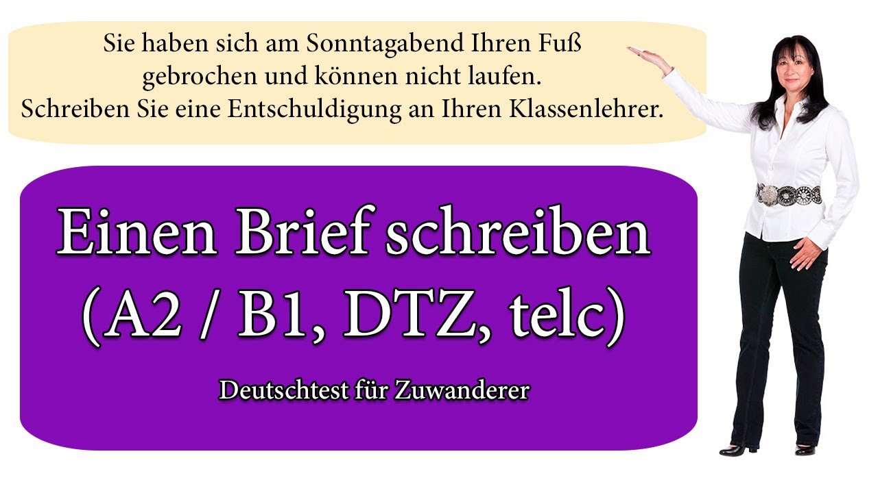 Schriftliche B1-Prüfung -DTZ-telc-Deutschtest Für Zuwanderer - Einen ...