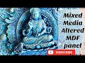 Easy Mixed Media Buddha on MDF | DIY Tutorial | Archu's Art World