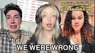 the james charles situation gets WORSE | spirit airlines worker responds