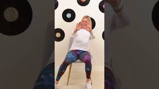 Chair Exercises for Seniors with Music from the 50's, 60's and 70's #shorts #chairexercises