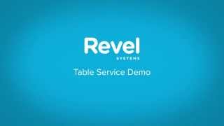 Revel Systems Table Service Demo