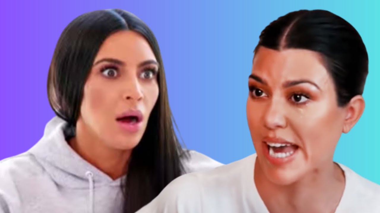 Kim Kardashian And Kourtney Kardashian's Feud - YouTube