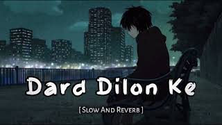 Dard Dilon Ke - Lofi Song - Mohmmad Irfan  Ali ( Slow And Reverb )SR Lofi Music