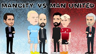 Manchester City Vs Manchester United Banter 😁⚽