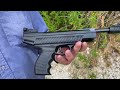 gun test webley typhoon break barrel air pistol