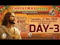 (LIVE) DAY - 3, Christmas Retreat - Calling on 30 names of the Lord | Tuesday | 3 Dec 2024 | DRCC