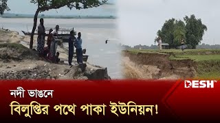 নদী ভাঙনে বিলুপ্তির পথে পাকা ইউনিয়ন! | Chapainawabganj | Flood | News | Desh TV