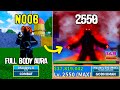 Noob Full Body Aura! Lvl 0 to Max Pro Every Fighting Style & Full Human V4 Awakening Update 20