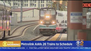 Metrolink restores train service on 24 SoCal lines