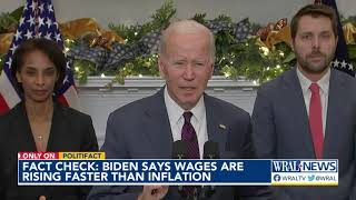 Checking Biden's claim about wages