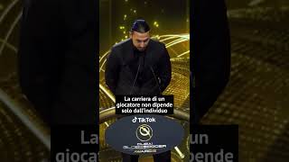Il discorso di Zlatan dopo il premio alla carriera😂 #ibra #ibrahimovic #calcio #acmilan #seriea