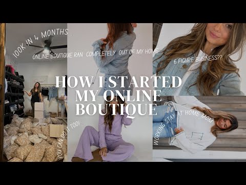 How much money do you need to start an online boutique?