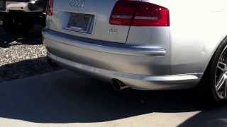 2008 Audi A8L 4.2L V8 Muffler delete