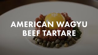 American Wagyu Beef Tartare ✨⁠