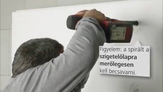 Hőszigetelés (EPS) mechanikus rögzítése Sto-Rotofix plus-al