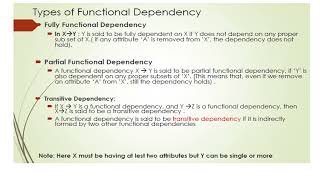 PART 2 –FUNCTIONAL DEPENDENCY